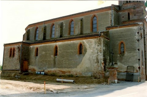 avant la rénovation du crépi extérieur